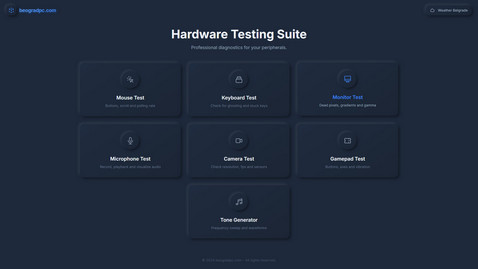 Professional hardware testing tools